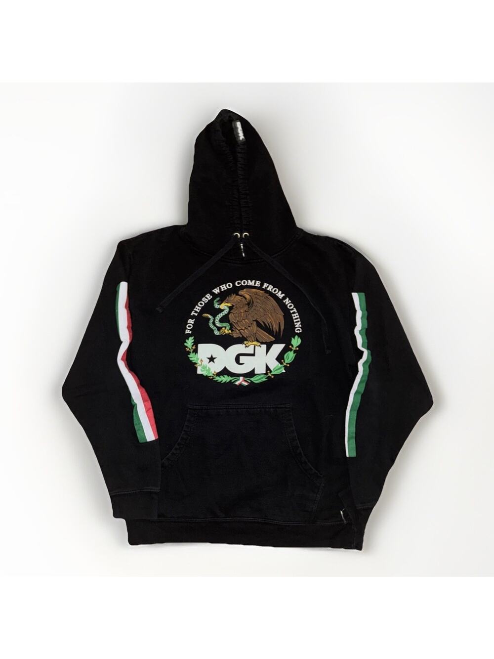 Dirty Ghetto Kids Hoodie Black Large Mexico Skater Streetwear DGK